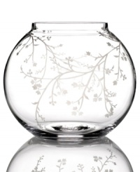 Utterly romantic, the Trousseau rose bowl from Martha Stewart Collection features a classic round shape and etched florals in clear glass. A gift the happy couple will truly cherish.