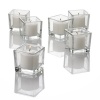 Set of 72 Square Glass Eastland Votive Candle Holders