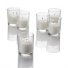 Set of 12 Clear Eastland Glass Votive Candle Holders