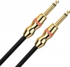 Monster Rock Instrument Cable - 18-Inch - Straight 1/4-Inch Plugs