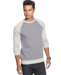 Layer up your look this season with this contrast patterned sweater from Alternative Apparel.