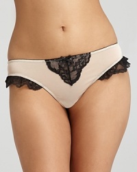 Trimmed with lace, Blush's mesh thong makes a sultry addition to your lingerie collection. Style #0225122