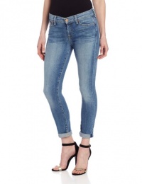 7 For All Mankind Women's The Skinny Crop and Roll, Summer Canyon Mountain, 32