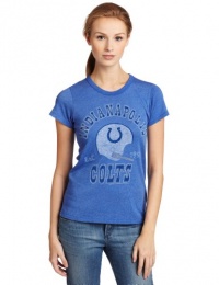 NFL Indianapolis Colts Heather Vintage Short Sleeve Crew Women's