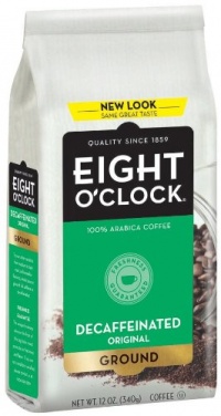 Eight O'Clock Coffee, Decaffeinated Ground, 12-Ounce Bag (Pack of 4)