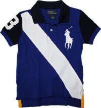 Polo Ralph Lauren Boy's Big Pony Banner Polo, Royal Rugby, L(14-16)