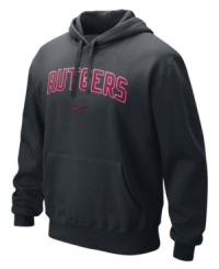 Set your team spirit soaring with this NCAA Rutgers Scarlet Knights hoodie from Nike.