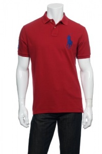 Polo Ralph Lauren Custom-Fit Weathered Big Pony Polo, Casino Red, Large