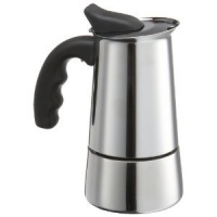 Primula 18/10 Stainless Steel Stove-Top Espresso Maker, Stainless Steel, 6-Cup