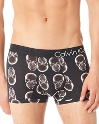 A limited edition skull print trunk adds unique flair to your weekly rotation.