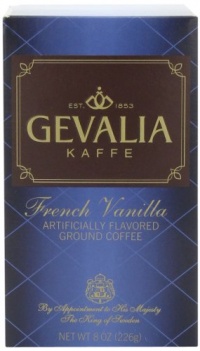 Gevalia French Vanilla Ground Coffee, 8-Ounce Packages (Pack of 3)