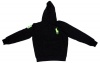 New Ralph Lauren Neon Big Pony Fleece Hoodie - Black - XL