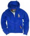 Polo Ralph Lauren Distressed Big Pony Full-zip Hoodie