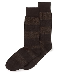 Lurex contributes the metallic shimmer on these fashion-forward socks from MARC BY MARC JACOBS.