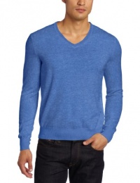 Calvin Klein Sportswear Men's Tipped Merino V-Neck Sweater