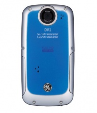 GE Active DV1-AB with 4 x Digital Zoom 2.5 LCD Screen, Aqua Blue