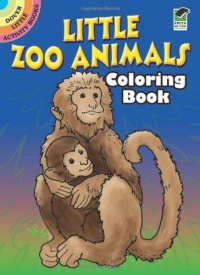 Little Zoo Animals Coloring Book (Dover Little Activity Books)