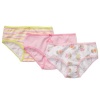 Carter's Toddler 3 Pack Girl's Underwear - Monkey Theme-4/5