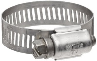 Precision Brand B20HS All Stainless Worm Gear Hose Clamp, 3/4 - 1-3/4 (Pack of 10)