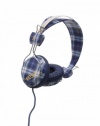 WeSC Checked Bongo Headphone (Medium Blue)