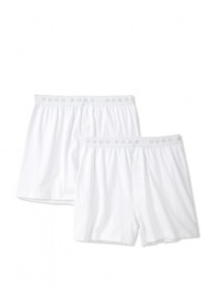 HUGO BOSS Men's Button Front 2 Pack Boxer Set