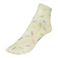 Malcolm's Miracle WORDS Moisture Jamzz Moisturizing Socks - Made in the USA with Biodegradable Packaging!