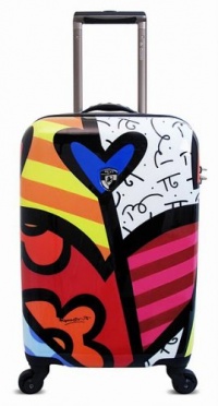 Romero Britto Luggage 22 inches Carry On Spinner Case