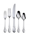 It's tradition. A pierced handle reminiscent of classic place settings but crafted in top-quality stainless steel makes the Harmonic flatware set a sophisticated go-to for today's formal tables. By Oneida.