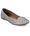 Sleek with a brief vamp. Unlisted's Power Serve smoking flats are an interesting take on the trend.