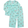 Carters Toddler Girls 2-Piece Pajama Set, Light Blue Ballerinas, 4T