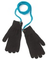 Paul Smith waxes nostalgic for his childhood days with these fun gloves featuring an attached neon string that fits through your coat – that way you won't lose them when you're playing in the snow.