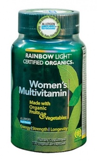 Rainbow Light, Women's Organic Multivitamin, 120-Count