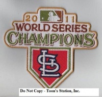 MLB St. Louis Cardinals 2011 World Series Champions Logo Patch