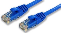 Lynn Electronics CAT6-07-BLB 7-Foot Blue Booted Patch Cable, 10-Pack