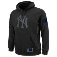 New York Yankees Black Be Proud Hooded Fleece Pullover Sweatshirt