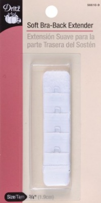 Dritz(R) Bra Back Extender 3/4 Inch Wide White