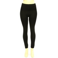 Winter Thinsulate Fleece Lined Leggings Stretch Tights Black