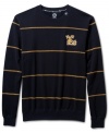 An instant closet-keeper, LRG striped crew neck will add a dose of Ivy-league preppy to your style regimen.