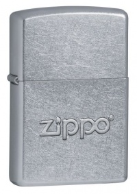 Zippo Stamped Street Chrome Pocket Lighter