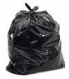 Black Garbage Bags, 33x39, 33 Gallon, 100/Case, 1.7 Mil