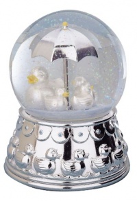 Reed & Barton Silver Plated Something Duckie Rain Globe