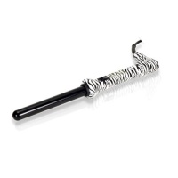 Amika Amicize Clipless Curling Iron (Zebra), Zebra Print, 19mm