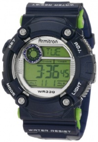 Armitron Men's 40/8229BLU Blue Resin Digital Chronograph Sport Watch