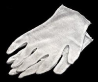 Cotton Gloves- White (Pack of 12)