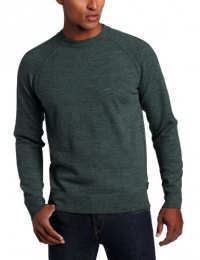 Woolrich Men's Barnstormer Crewneck Sweater, Everglade Heather, Medium