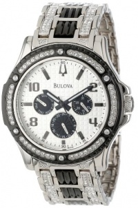 Bulova Men's 98C005 Crystal Day-Date Watch