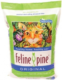 Feline Pine  Original Cat Litter, 40-Pound Bags