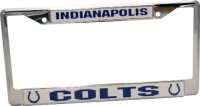 NFL Indianapolis Colts Chrome Licensed Plate Frame