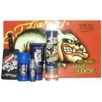 Ed Hardy Love and Luck Gift Set for Men by Christian Audigier