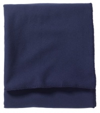 Pendleton Eco-Wise Wool Washable King Navy Blanket